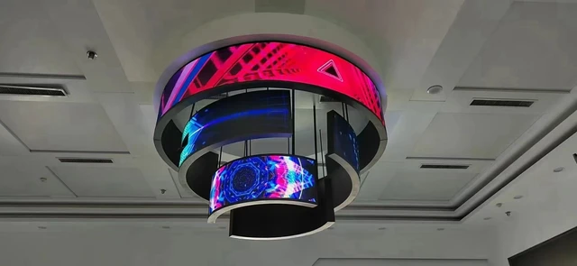 XINTAI LED flexible circle column led screen_11 XINTAI LED flexibilní kruhový sloupec LED screen_11